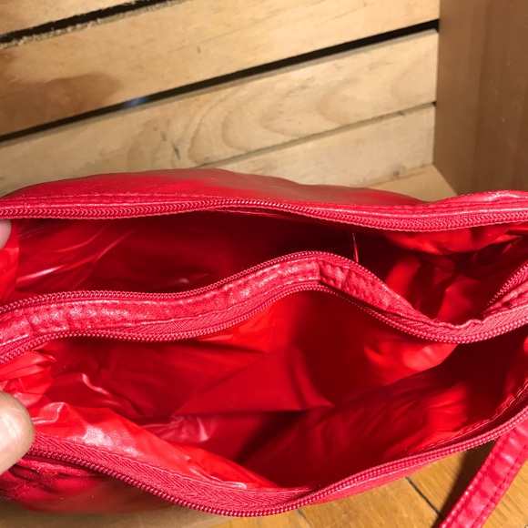 Red vintage medium shoulder bag - Picture 5 of 5